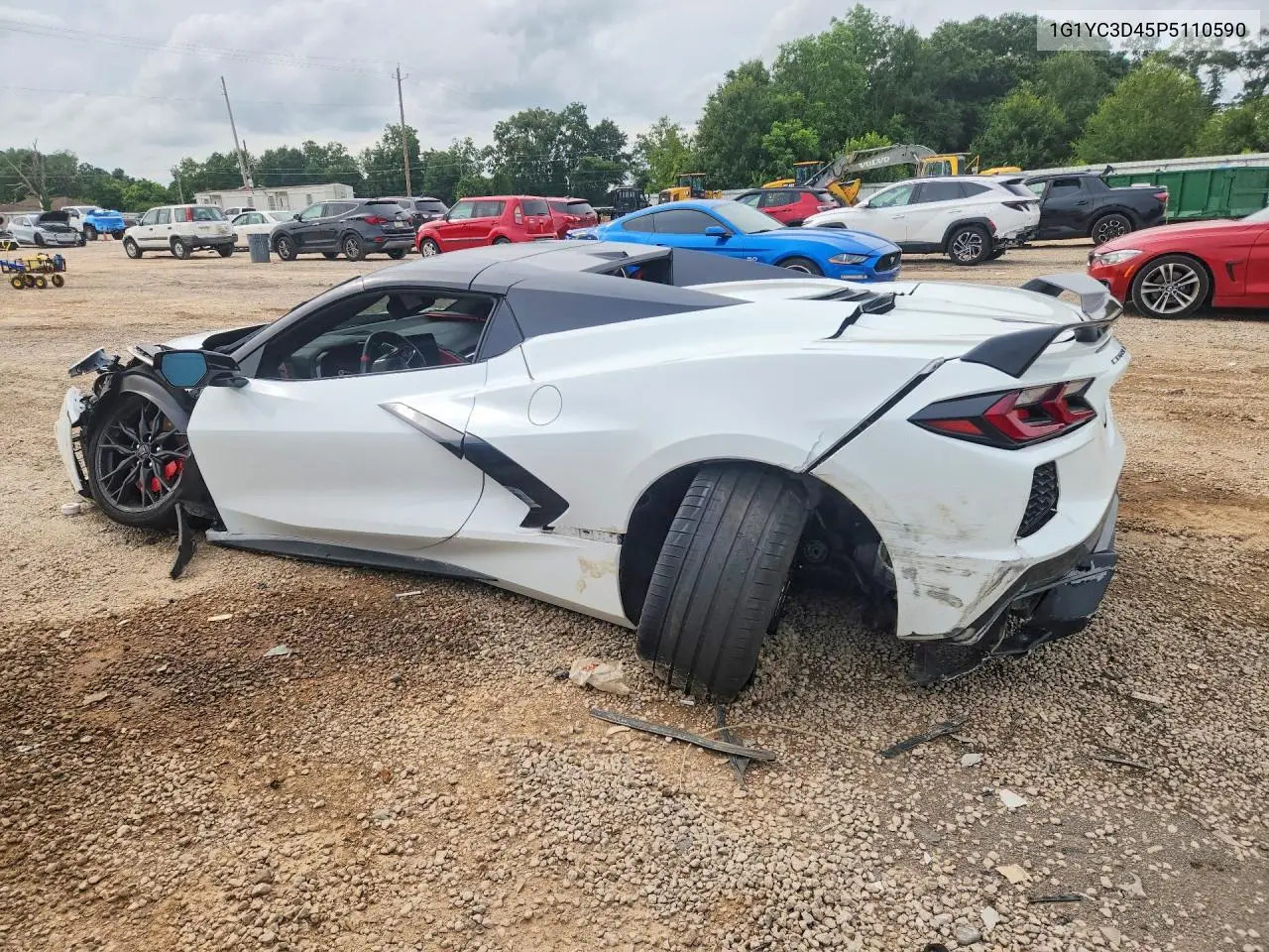 2023 Chevrolet Corvette Stingray 3Lt VIN: 1G1YC3D45P5110590 Lot: 60634306
