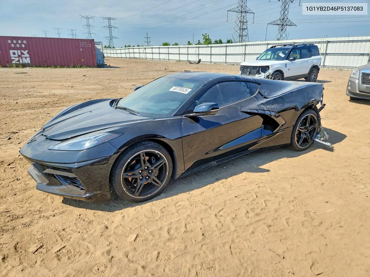 2023 Chevrolet Corvette Stingray 2Lt VIN: 1G1YB2D46P5137083 Lot: 60759526