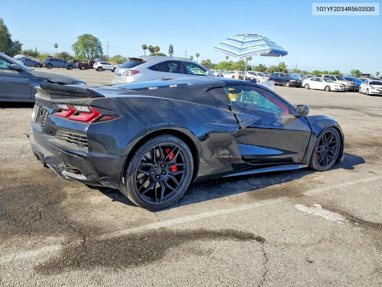 2024 Chevrolet Corvette Z06 3Lz VIN: 1G1YF2D34R5603530 Lot: 56363756