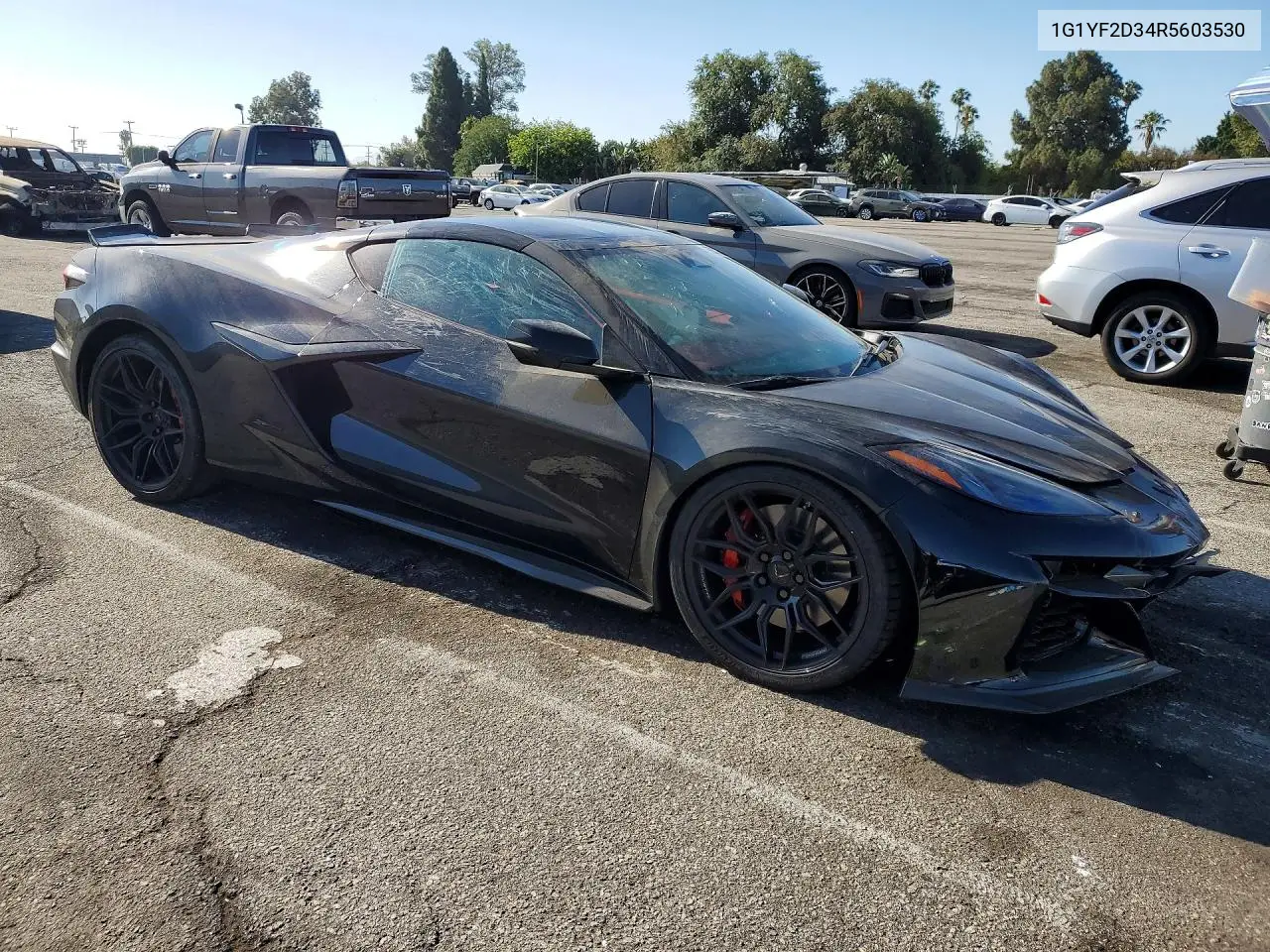 2024 Chevrolet Corvette Z06 3Lz VIN: 1G1YF2D34R5603530 Lot: 56363756