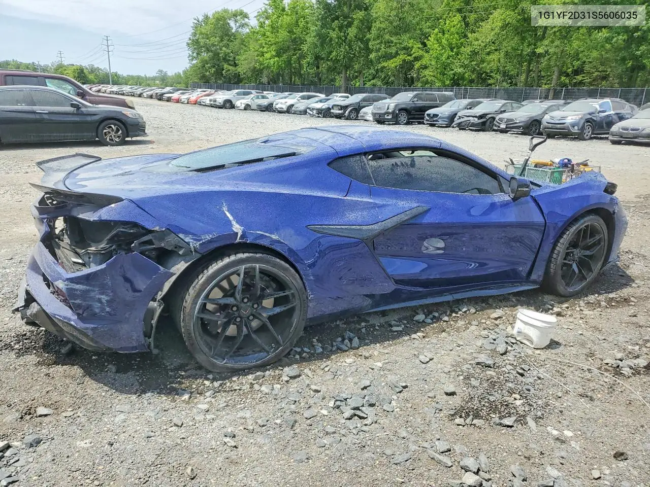2025 Chevrolet Corvette Z06 3Lz VIN: 1G1YF2D31S5606035 Lot: 55473816
