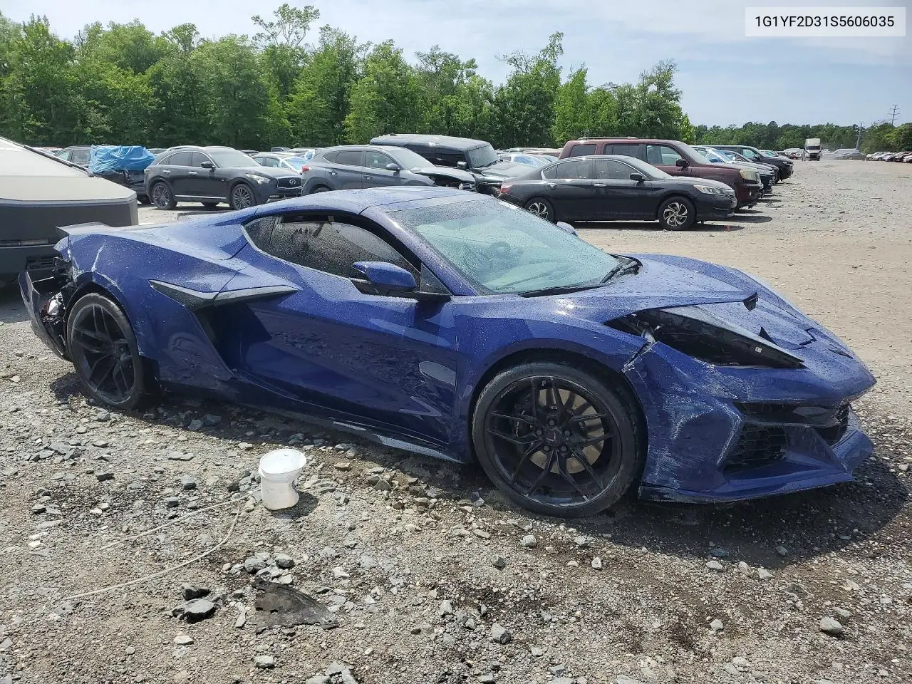 2025 Chevrolet Corvette Z06 3Lz VIN: 1G1YF2D31S5606035 Lot: 55473816
