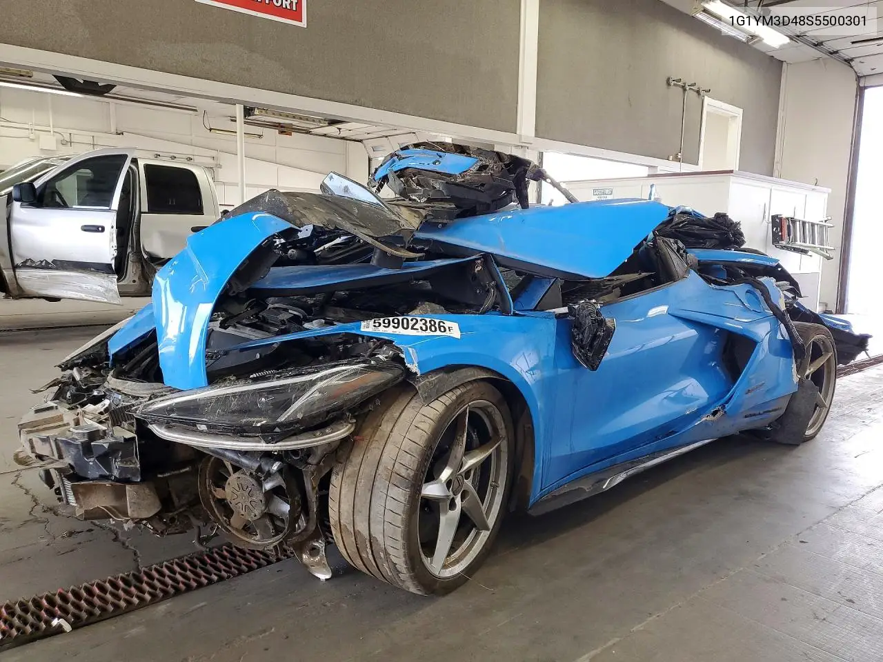 2025 Chevrolet Corvette E-Ray 3Lz VIN: 1G1YM3D48S5500301 Lot: 59902386