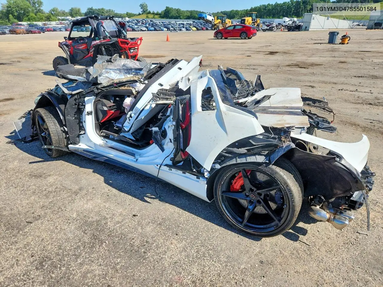 2025 Chevrolet Corvette E-Ray 3Lz VIN: 1G1YM3D47S5501584 Lot: 60596356
