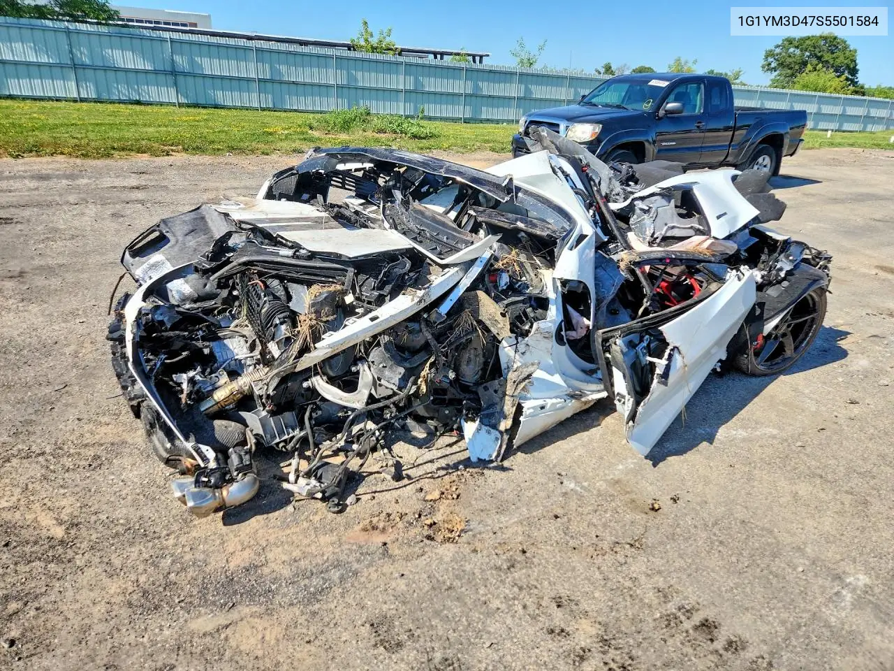 2025 Chevrolet Corvette E-Ray 3Lz VIN: 1G1YM3D47S5501584 Lot: 60596356