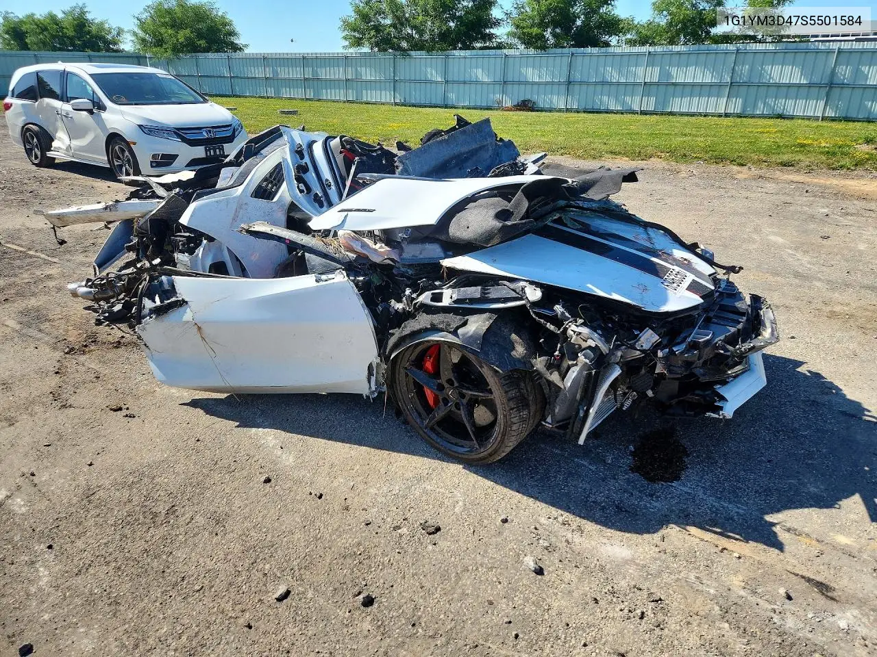 2025 Chevrolet Corvette E-Ray 3Lz VIN: 1G1YM3D47S5501584 Lot: 60596356