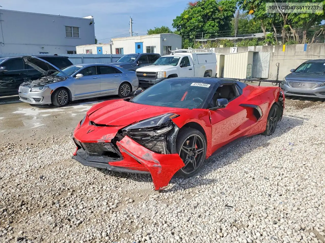 2025 Chevrolet Corvette Stingray 3Lt VIN: 1G1YC3D47S5112737 Lot: 61346366