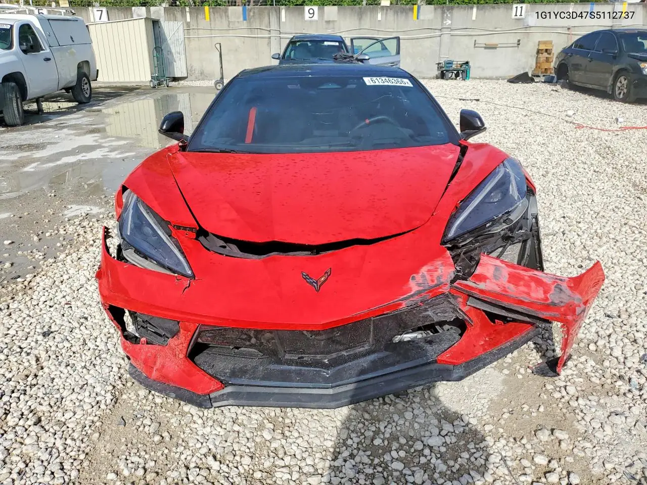 2025 Chevrolet Corvette Stingray 3Lt VIN: 1G1YC3D47S5112737 Lot: 61346366