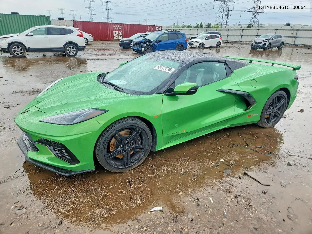 2026 Chevrolet Corvette Stingray 2Lt VIN: 1G1YB3D46T5100664 Lot: 56470736