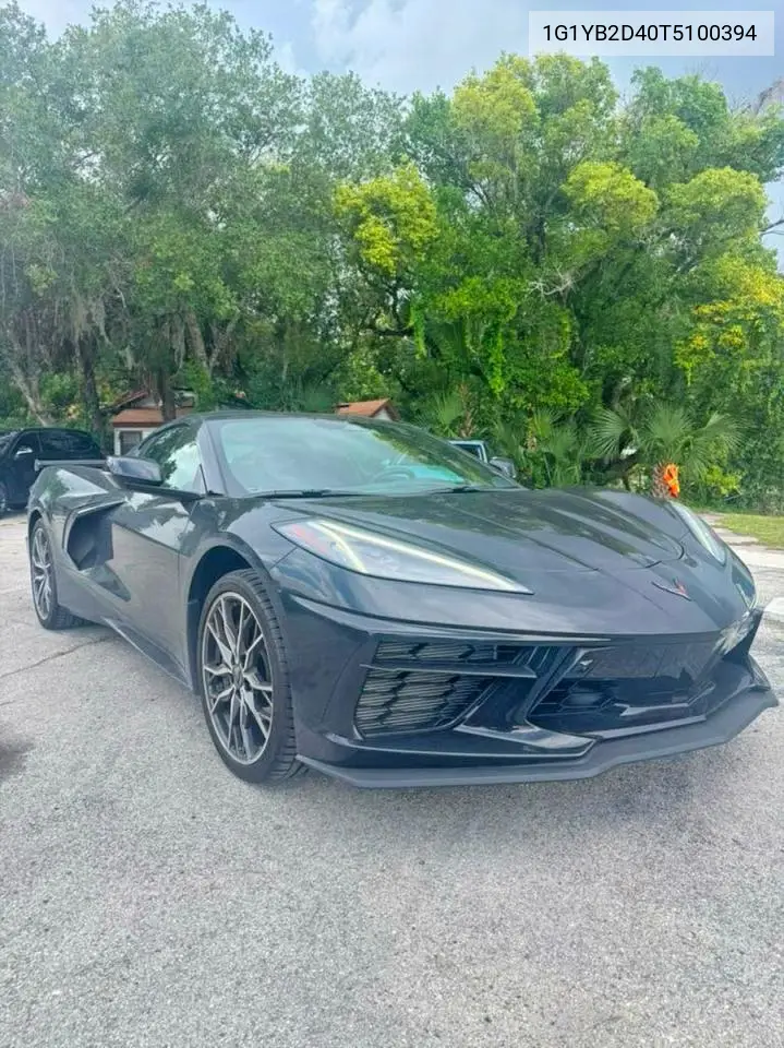 2026 Chevrolet Corvette Stingray 2Lt VIN: 1G1YB2D40T5100394 Lot: 61070116