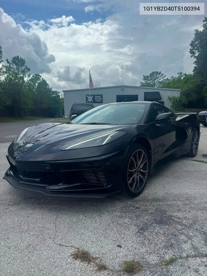 2026 Chevrolet Corvette Stingray 2Lt VIN: 1G1YB2D40T5100394 Lot: 61070116