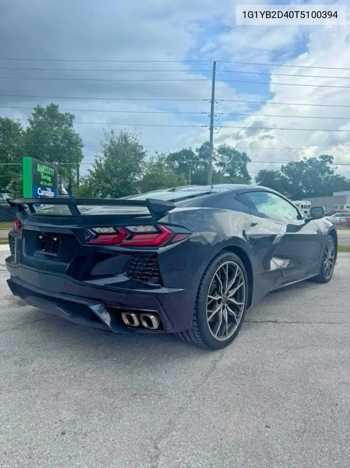 2026 Chevrolet Corvette Stingray 2Lt VIN: 1G1YB2D40T5100394 Lot: 61070116