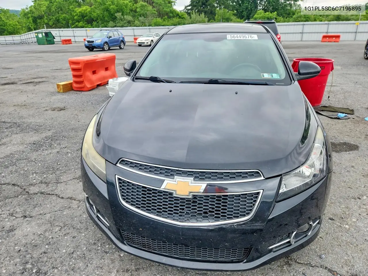 2012 Chevrolet Cruze Lt VIN: 1G1PL5SC6C7196895 Lot: 56449676