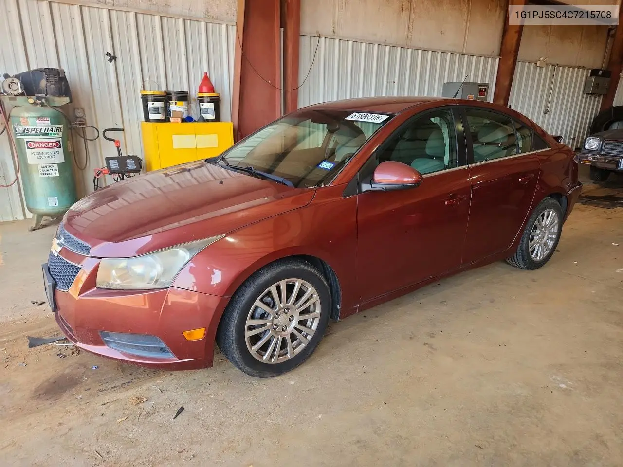 2012 Chevrolet Cruze Eco VIN: 1G1PJ5SC4C7215708 Lot: 61680316