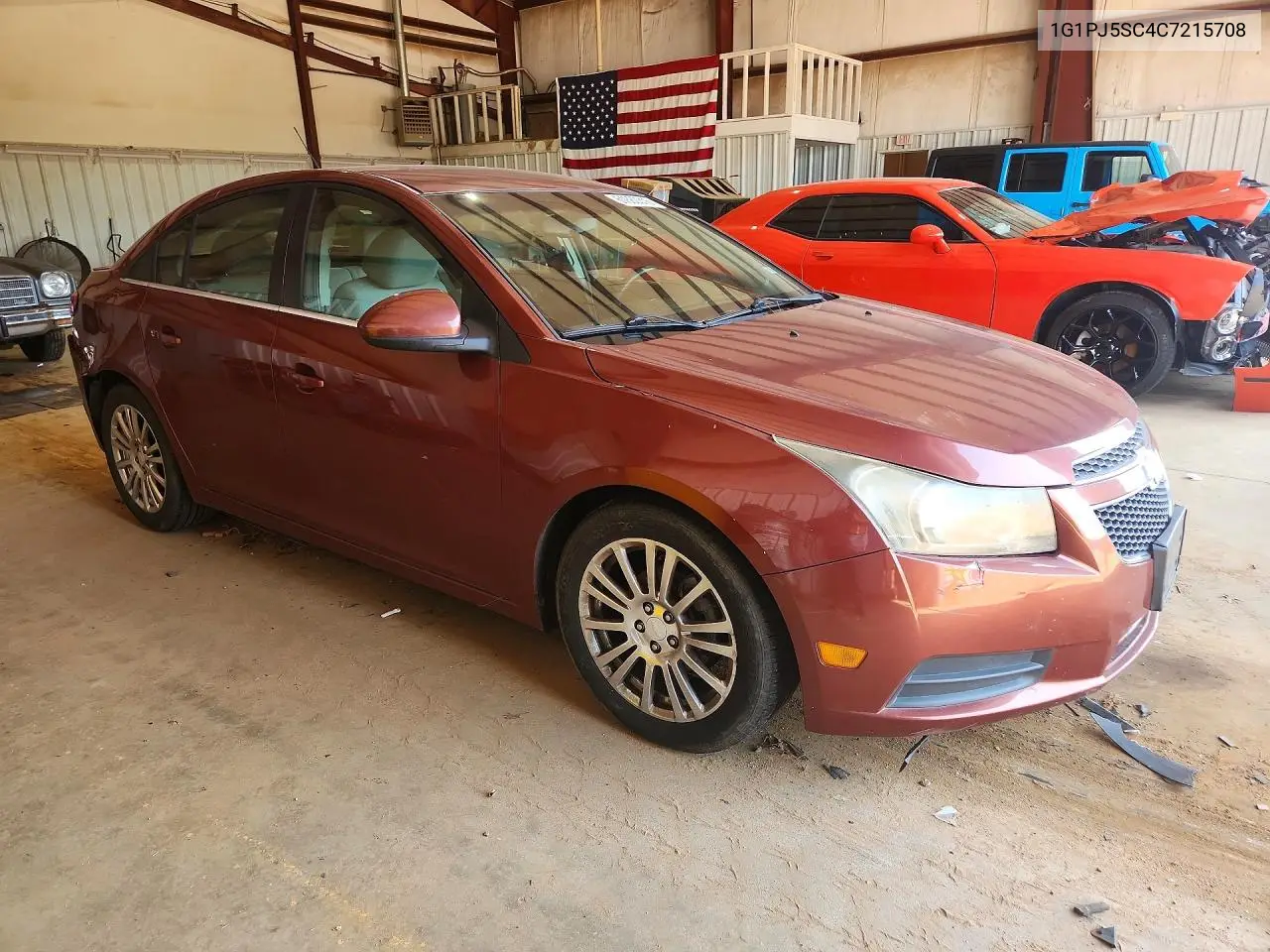 2012 Chevrolet Cruze Eco VIN: 1G1PJ5SC4C7215708 Lot: 61680316