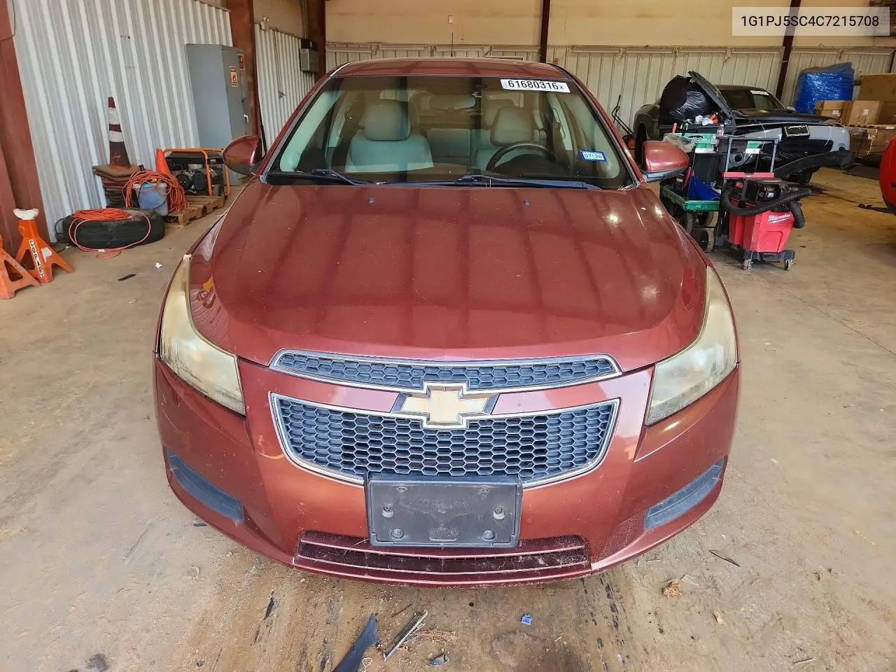 2012 Chevrolet Cruze Eco VIN: 1G1PJ5SC4C7215708 Lot: 61680316
