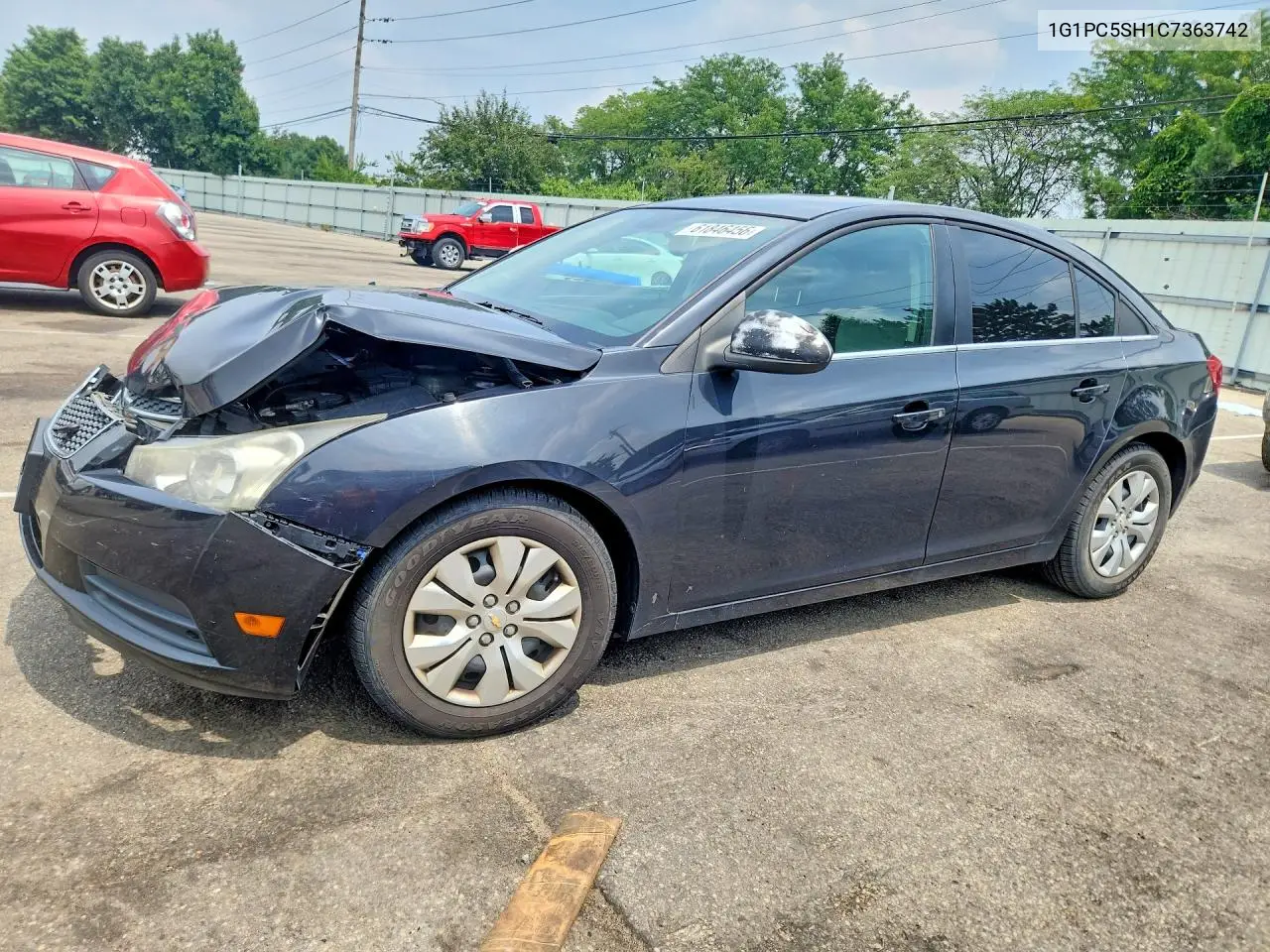 2012 Chevrolet Cruze Ls VIN: 1G1PC5SH1C7363742 Lot: 61846456