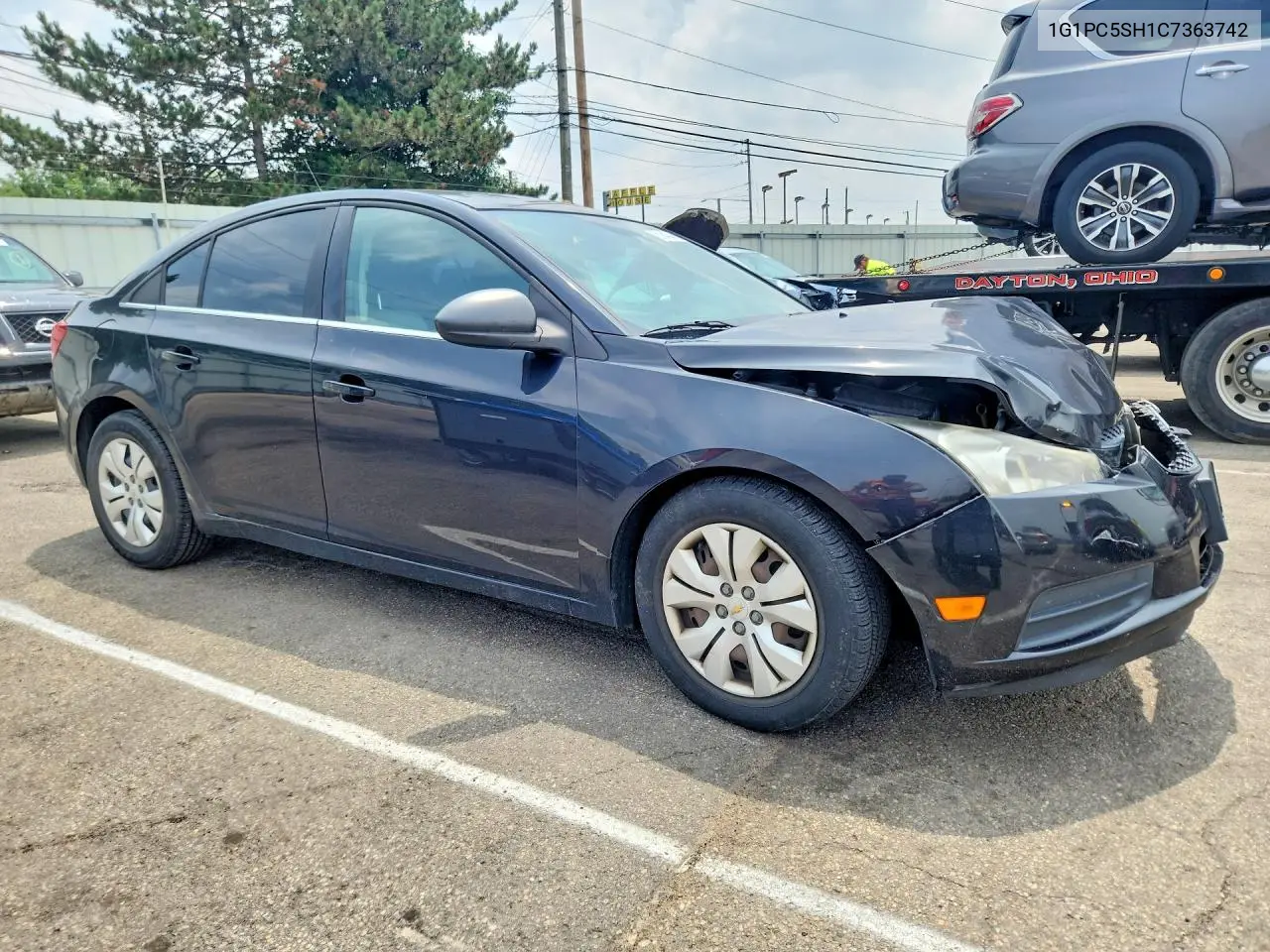 2012 Chevrolet Cruze Ls VIN: 1G1PC5SH1C7363742 Lot: 61846456