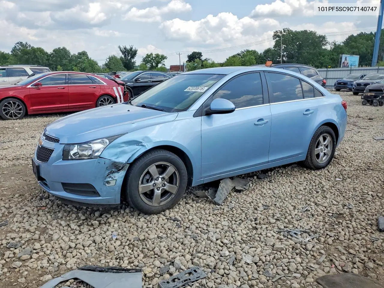 2012 Chevrolet Cruze Lt VIN: 1G1PF5SC9C7140747 Lot: 62038616