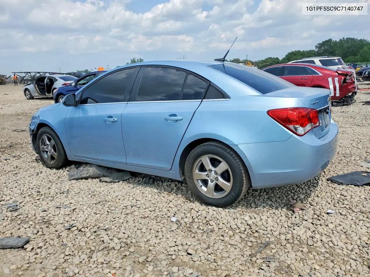 2012 Chevrolet Cruze Lt VIN: 1G1PF5SC9C7140747 Lot: 62038616
