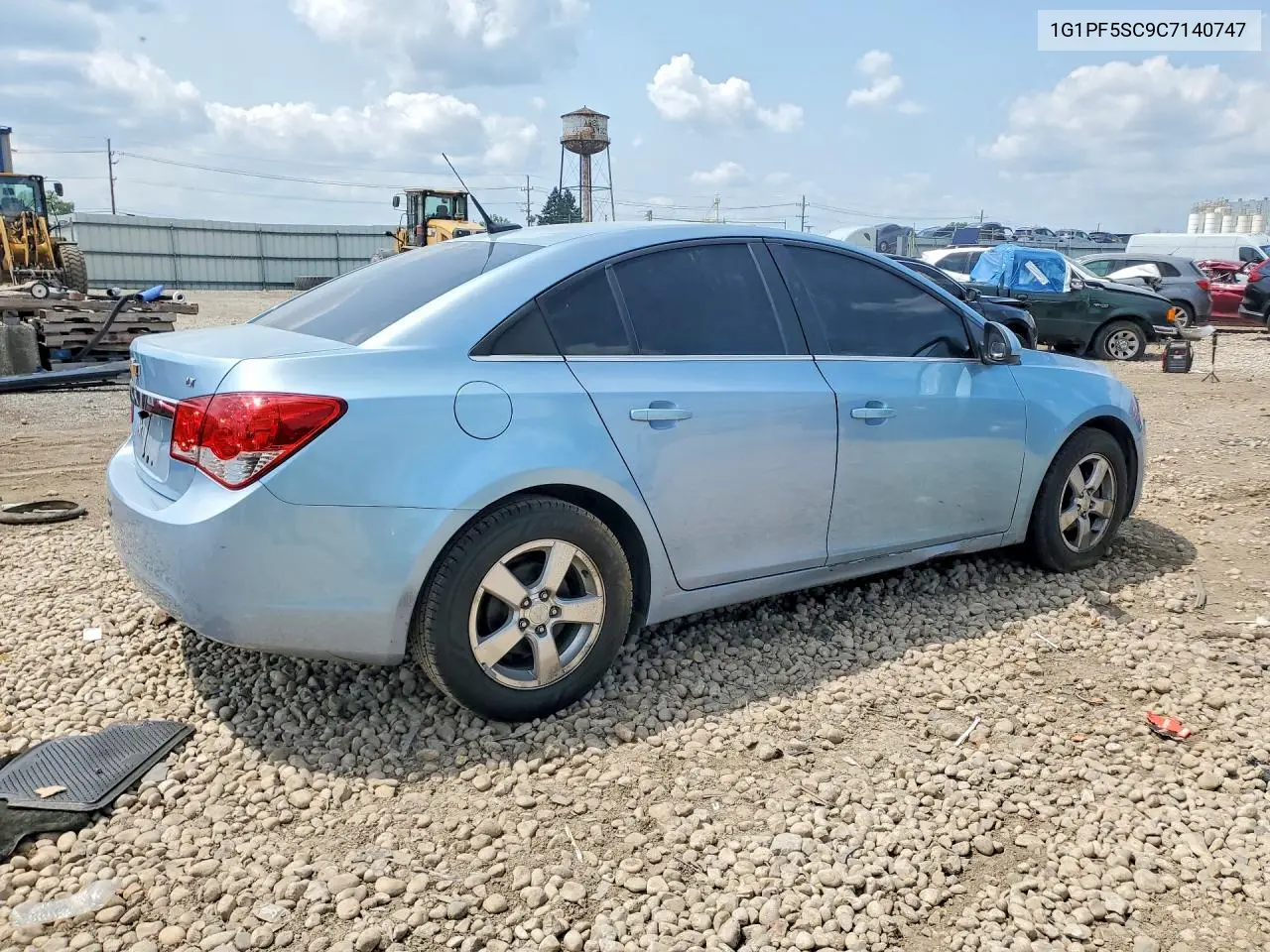 2012 Chevrolet Cruze Lt VIN: 1G1PF5SC9C7140747 Lot: 62038616