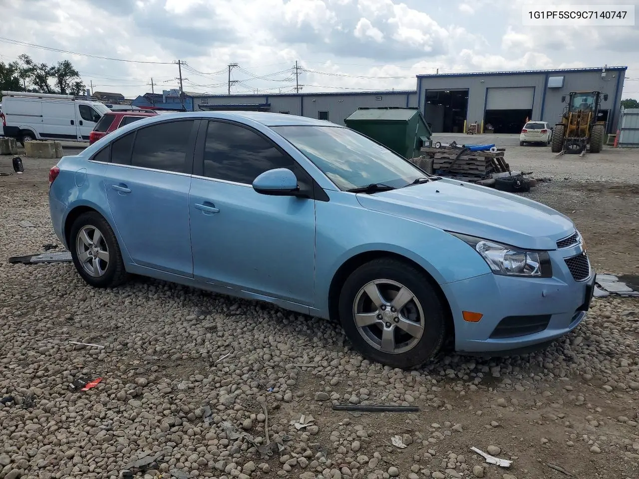 2012 Chevrolet Cruze Lt VIN: 1G1PF5SC9C7140747 Lot: 62038616