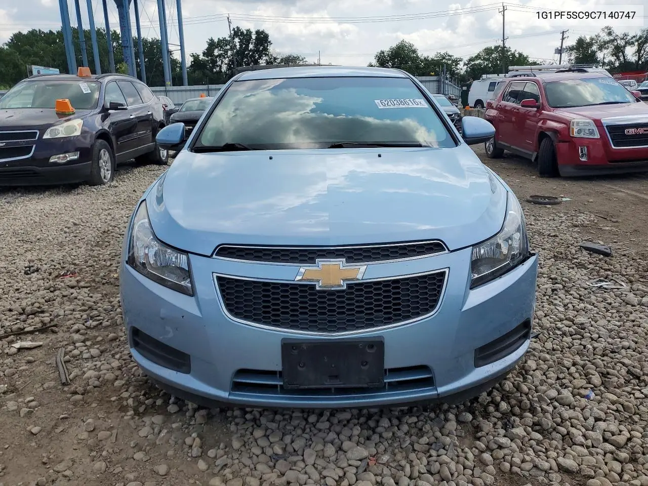 2012 Chevrolet Cruze Lt VIN: 1G1PF5SC9C7140747 Lot: 62038616