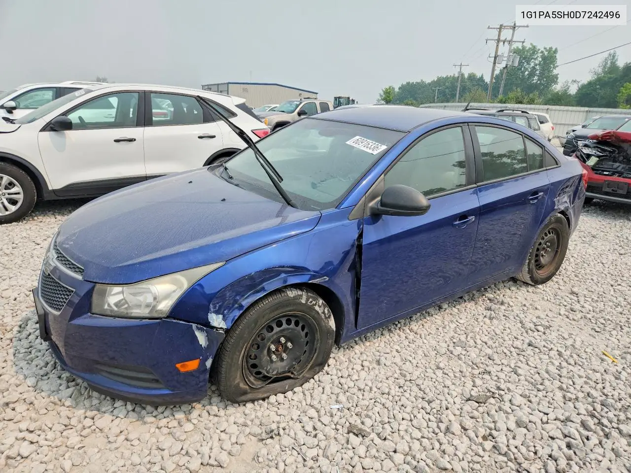 2013 Chevrolet Cruze Ls VIN: 1G1PA5SH0D7242496 Lot: 60916336