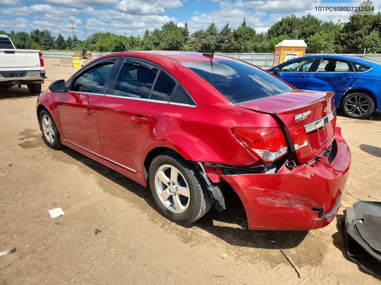 2013 Chevrolet Cruze Lt VIN: 1G1PC5SB0D7212534 Lot: 61680076