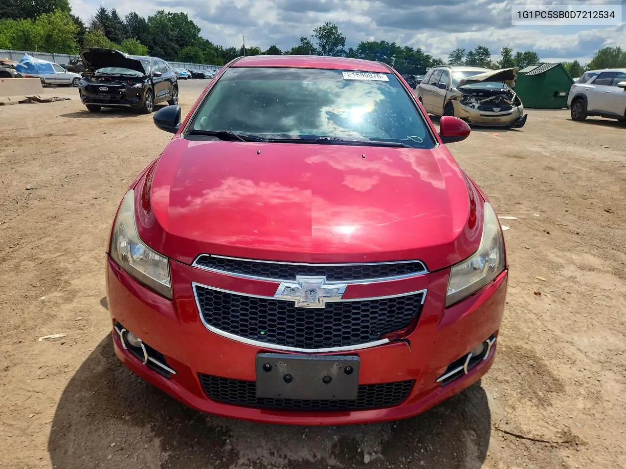 2013 Chevrolet Cruze Lt VIN: 1G1PC5SB0D7212534 Lot: 61680076