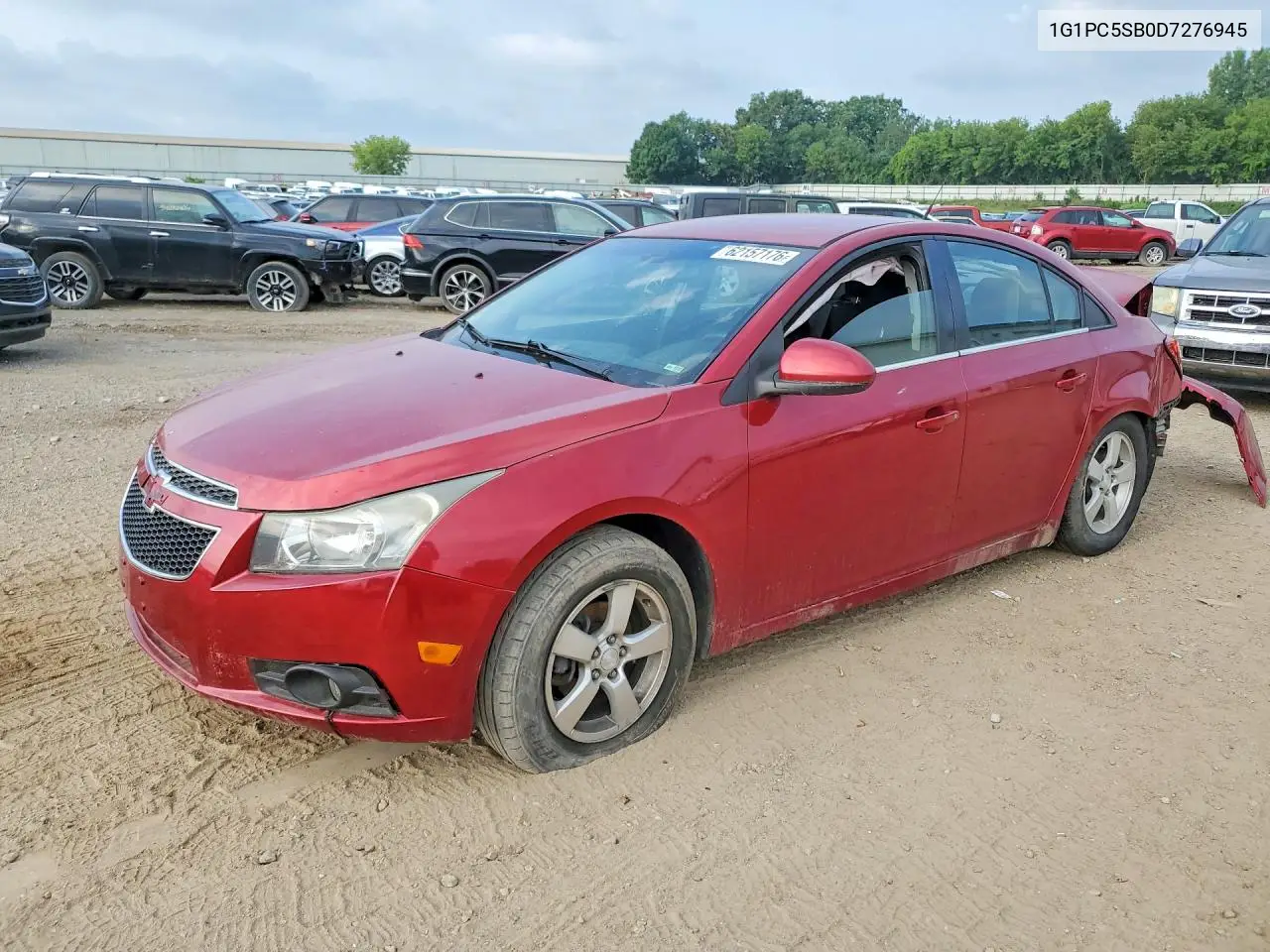 2013 Chevrolet Cruze Lt VIN: 1G1PC5SB0D7276945 Lot: 62157176
