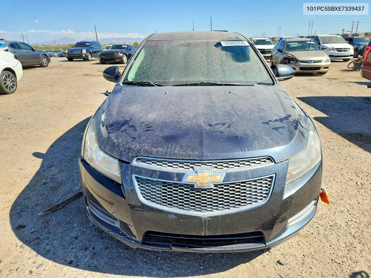 2014 Chevrolet Cruze Lt VIN: 1G1PC5SBXE7339437 Lot: 56980356