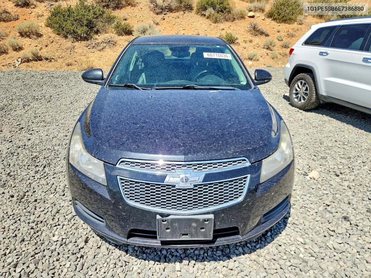 2014 Chevrolet Cruze Lt VIN: 1G1PE5SB6E7386880 Lot: 60710036