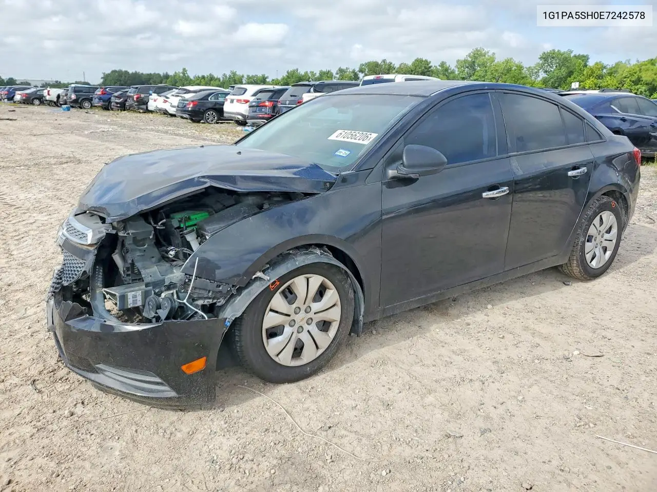 2014 Chevrolet Cruze Ls VIN: 1G1PA5SH0E7242578 Lot: 61056206