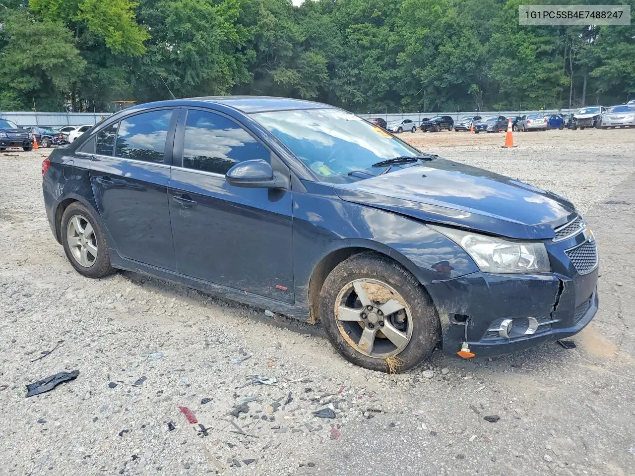 2014 Chevrolet Cruze Lt VIN: 1G1PC5SB4E7488247 Lot: 61352046