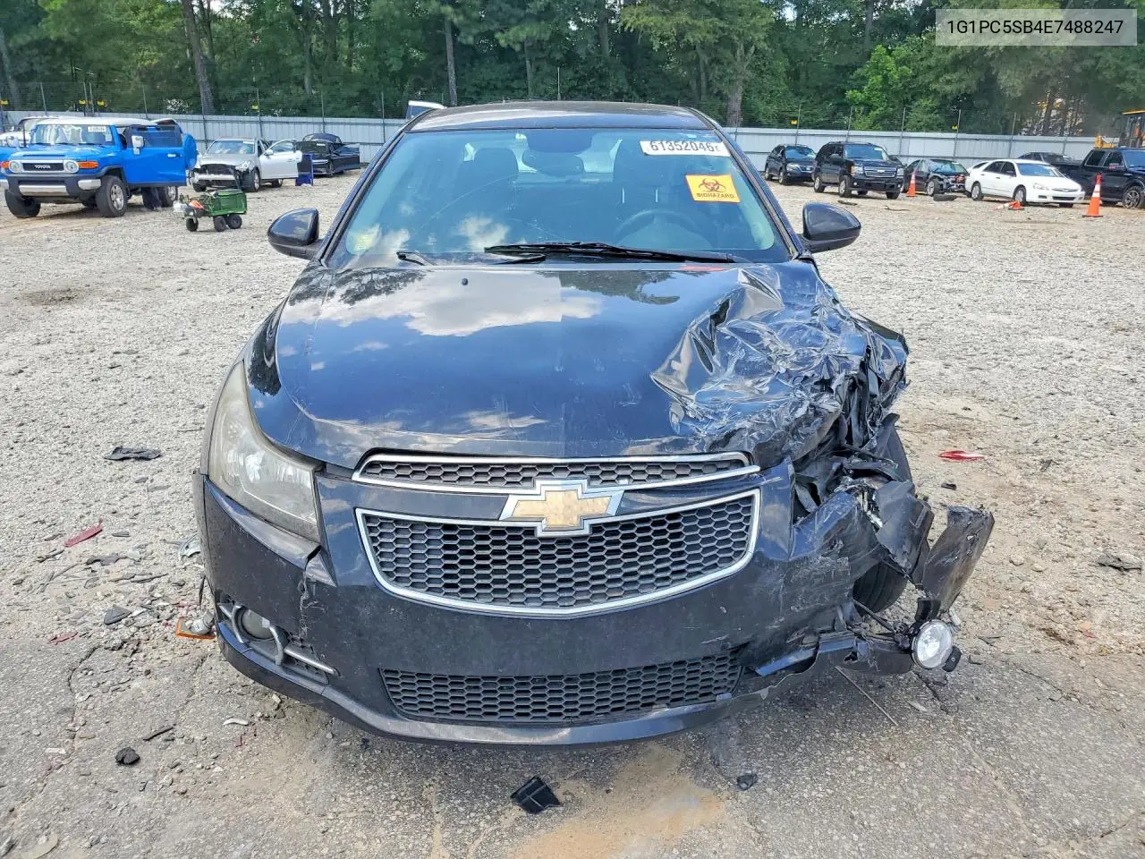 2014 Chevrolet Cruze Lt VIN: 1G1PC5SB4E7488247 Lot: 61352046