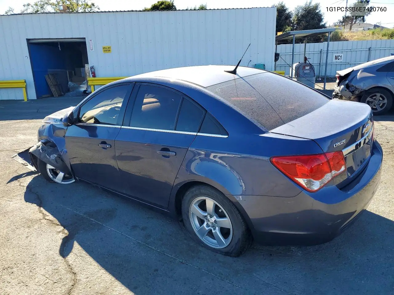 2014 Chevrolet Cruze Lt VIN: 1G1PC5SB6E7420760 Lot: 62134326
