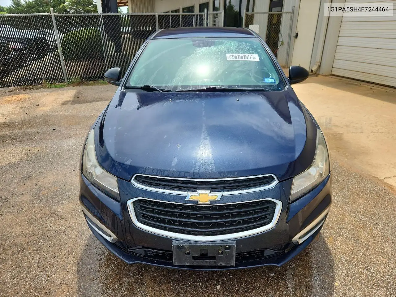 2015 Chevrolet Cruze Ls VIN: 1G1PA5SH4F7244464 Lot: 57171706