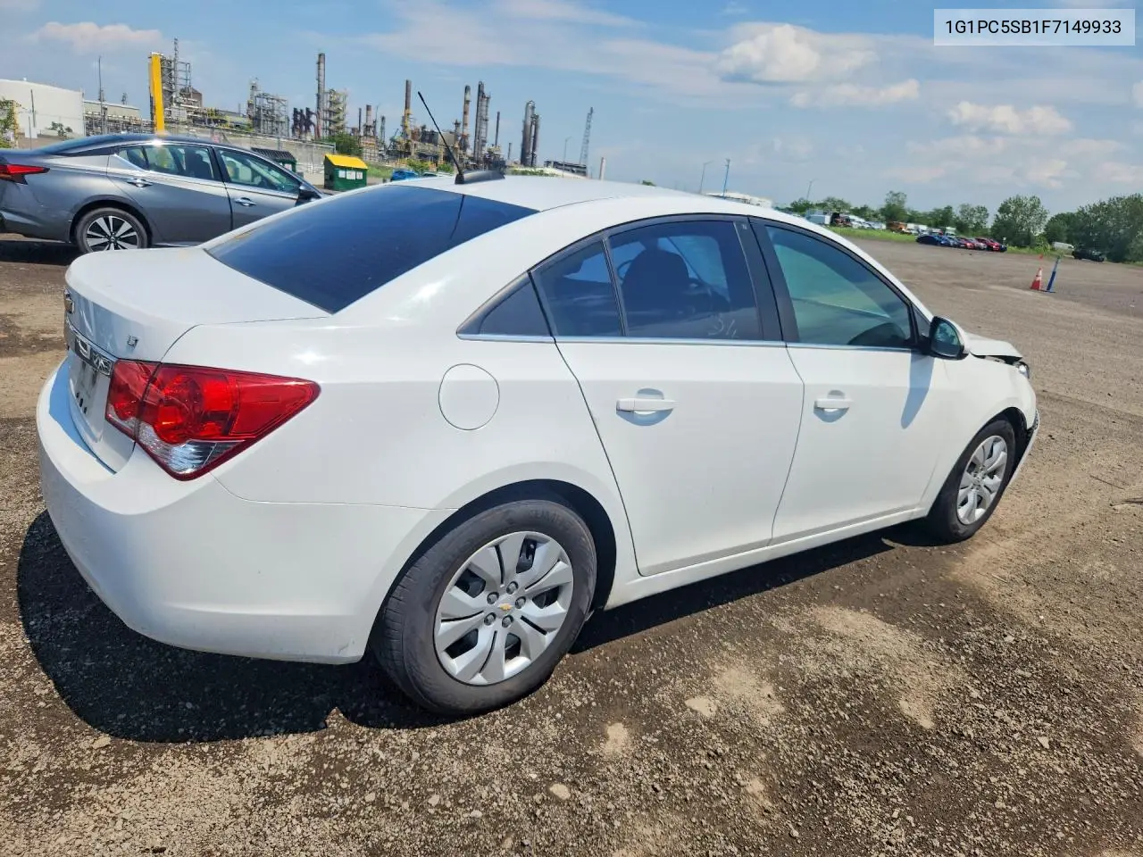 2015 Chevrolet Cruze Lt VIN: 1G1PC5SB1F7149933 Lot: 59384226