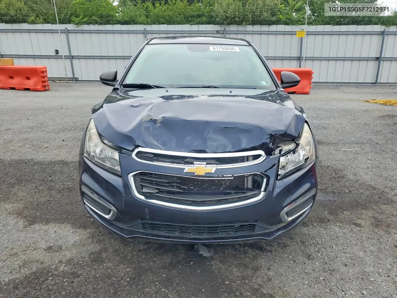 2015 Chevrolet Cruze L VIN: 1G1P15SG5F7212971 Lot: 61755936