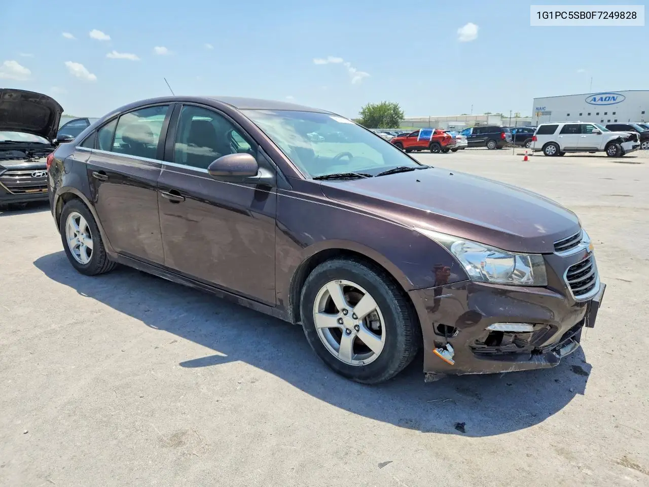 2015 Chevrolet Cruze Lt VIN: 1G1PC5SB0F7249828 Lot: 61781206