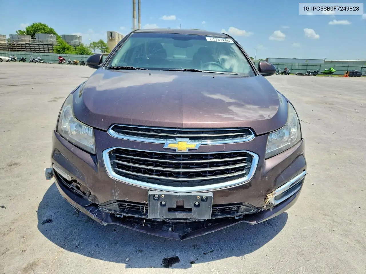 2015 Chevrolet Cruze Lt VIN: 1G1PC5SB0F7249828 Lot: 61781206