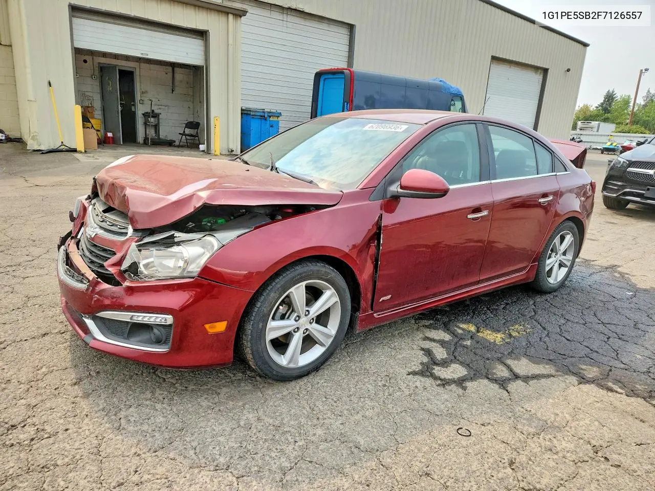 2015 Chevrolet Cruze Lt VIN: 1G1PE5SB2F7126557 Lot: 62096936