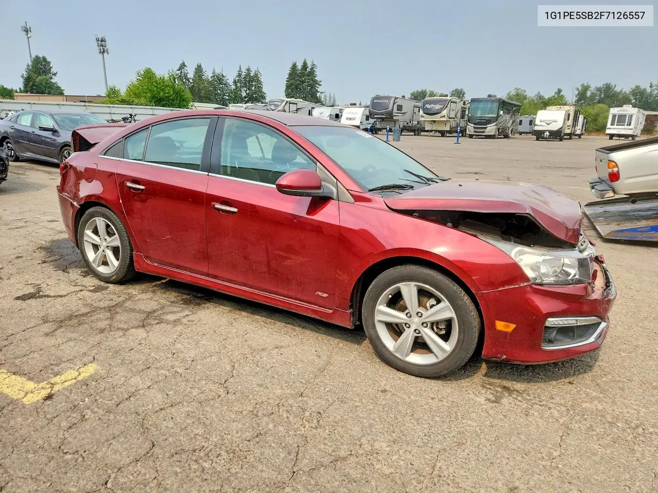 2015 Chevrolet Cruze Lt VIN: 1G1PE5SB2F7126557 Lot: 62096936