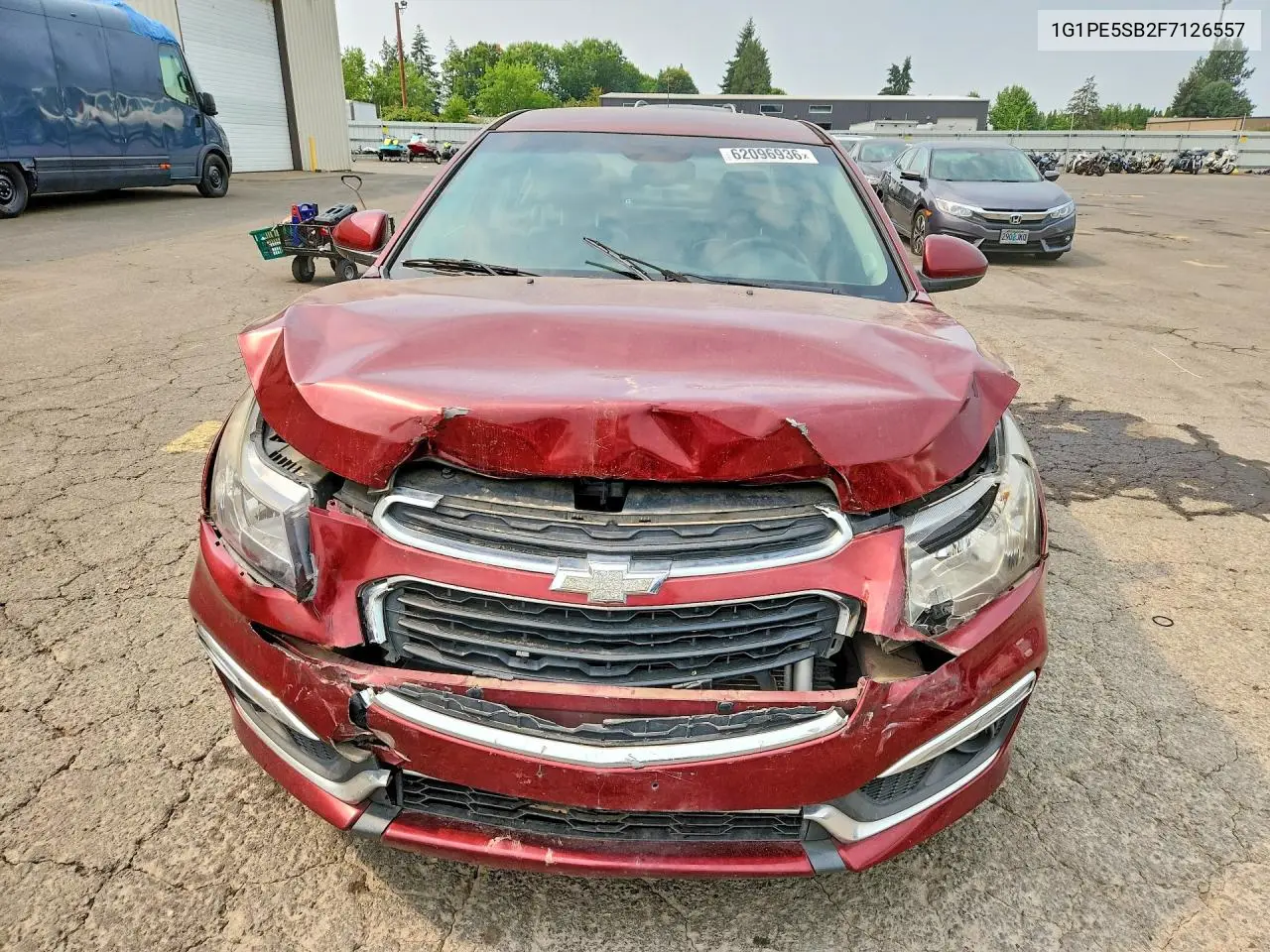 2015 Chevrolet Cruze Lt VIN: 1G1PE5SB2F7126557 Lot: 62096936