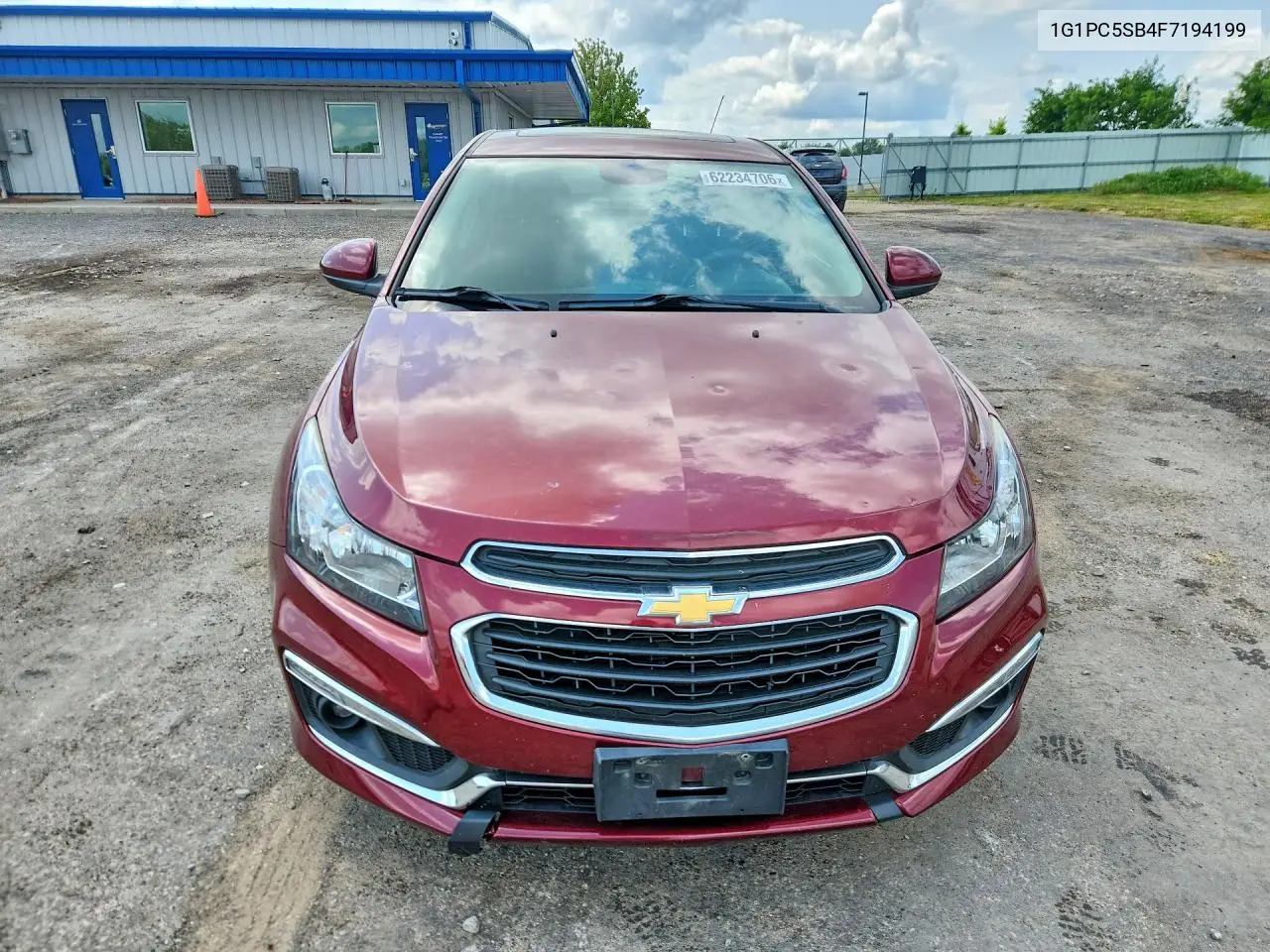 2015 Chevrolet Cruze Lt VIN: 1G1PC5SB4F7194199 Lot: 62234706