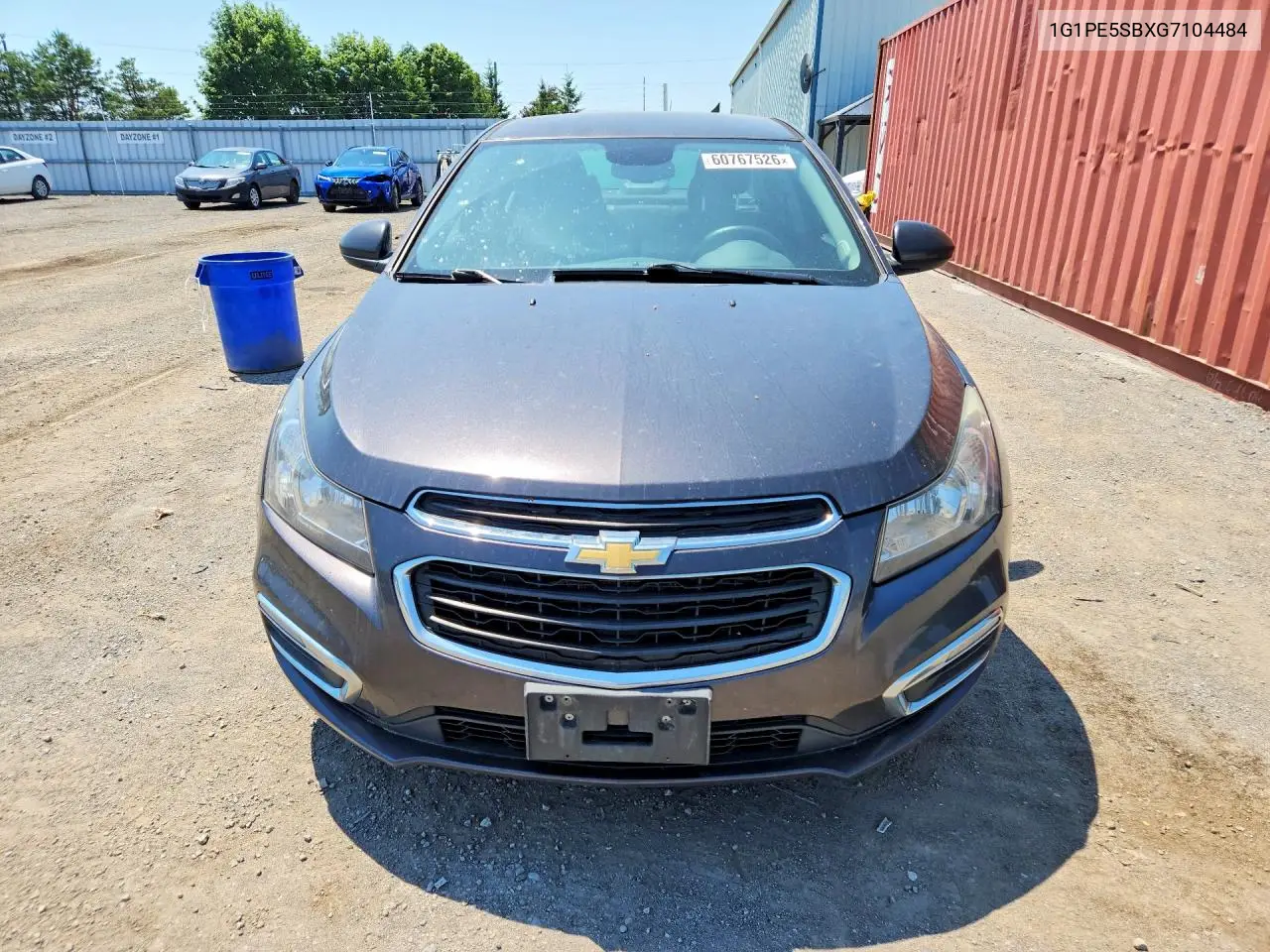 2016 Chevrolet Cruze Limited Lt VIN: 1G1PE5SBXG7104484 Lot: 60767526