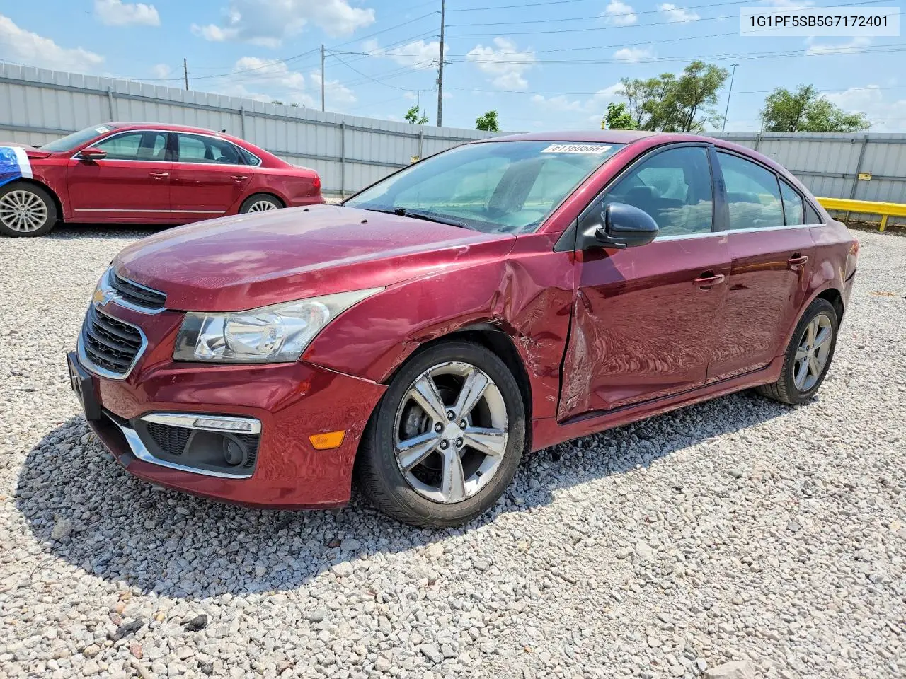 2016 Chevrolet Cruze Limited Lt VIN: 1G1PF5SB5G7172401 Lot: 61160566