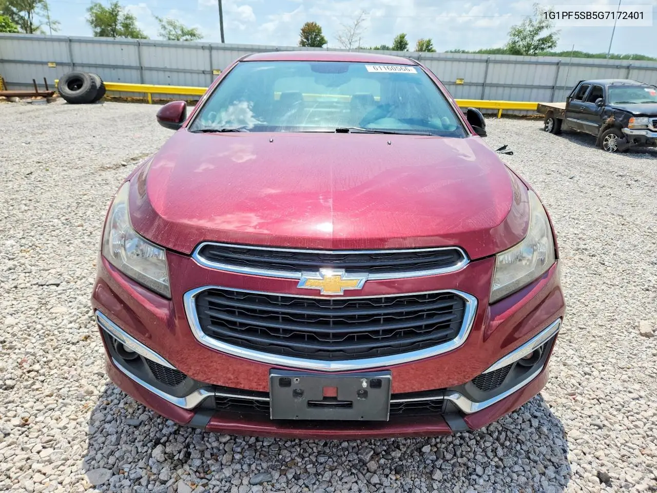 2016 Chevrolet Cruze Limited Lt VIN: 1G1PF5SB5G7172401 Lot: 61160566
