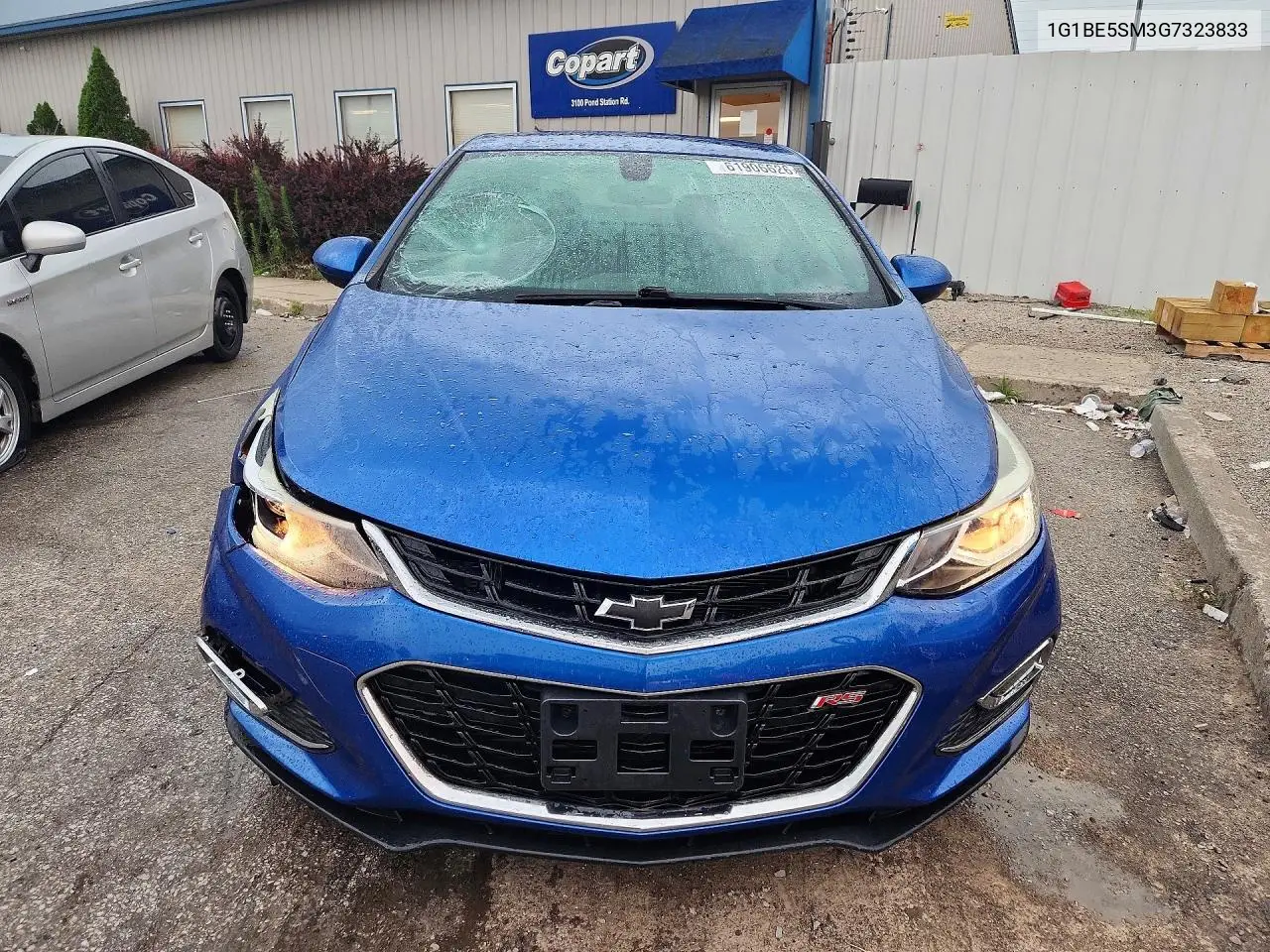 2016 Chevrolet Cruze Lt VIN: 1G1BE5SM3G7323833 Lot: 61906626